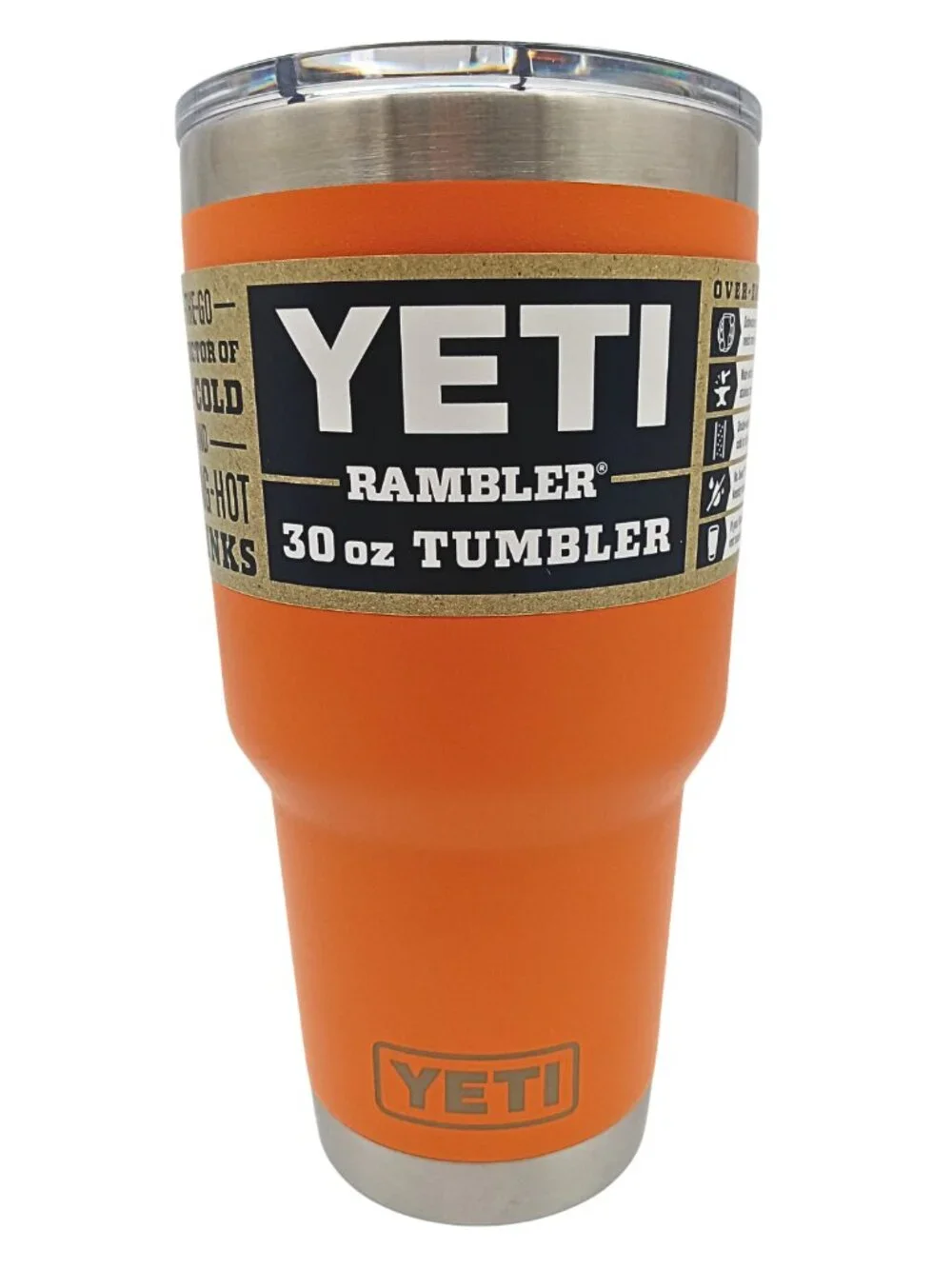 Rare & Discontinued YETI Rambler 30 oz King Crab Orange Tumbler w/MagSlider Lid